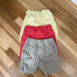 Nautica Red and Yellow Casual Shorts